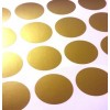 Gold Polka Dots Wall Sticker for Nursery and Home